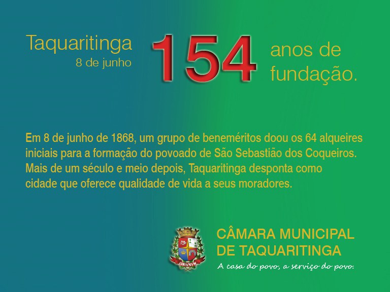 154 anos de fundação