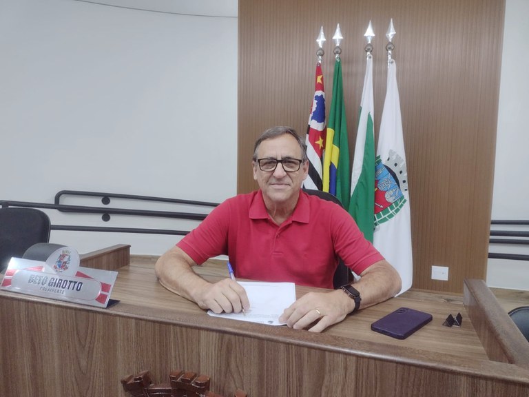 Beto Girotto anuncia verbas do deputado Baleia Rossi