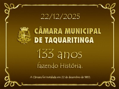 Câmara Municipal: 133 anos de instalação