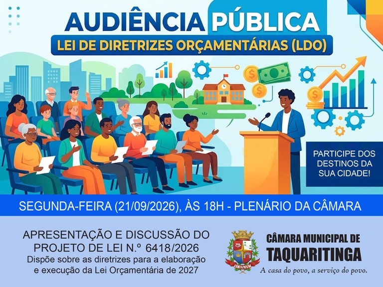 Convite - Audiência Pública da LDO