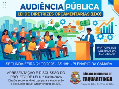 Convite - Audiência Pública da LDO