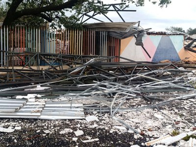 Maior tempestade já registrada causa prejuízos e assusta população